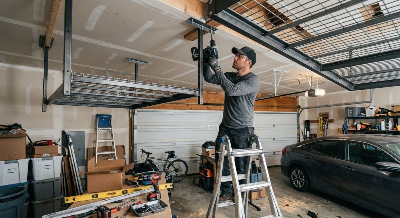 Ceiling Rack Installation in Loudoun County, VA