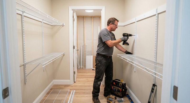 Closet Shelving Installation in Charlotte, NC