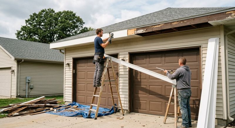 Garage Fascia Replacement in Overland Park, KS