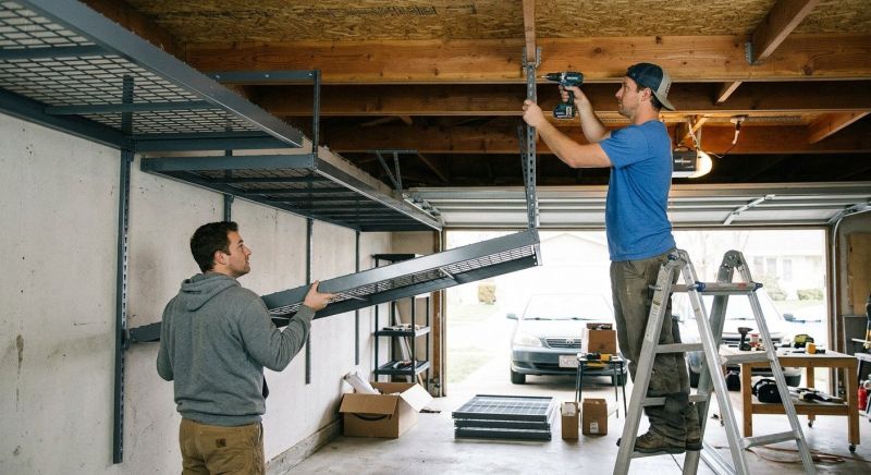 Garage Tool Rack Installation in Montgomery County, MD